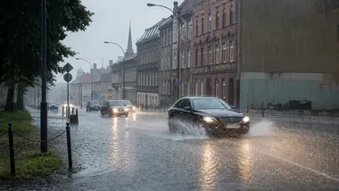 Burze w Bytomiu z ulewami i gradem. Ostrzeżenie obowiązuje do piątku