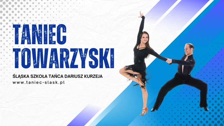 Grafika promocyjna wydarzenia Kurs Tańca Towarzyskiego w Bytomiu — start 19 stycznia 2026