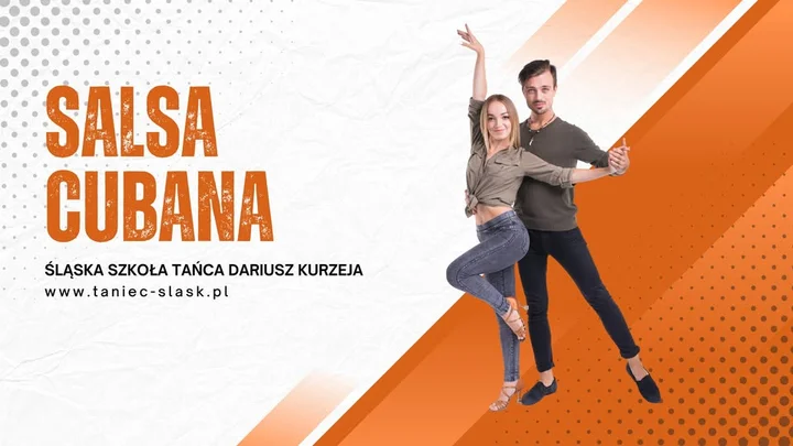 Grafika promocyjna wydarzenia Salsa Cubana od podstaw w Bytomiu — kurs Salsy Cubana (4 marca 2026)