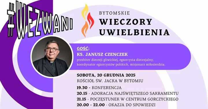 Grafika promocyjna wydarzenia Bytomski Wieczór Uwielbienia — 20 grudnia 2025
