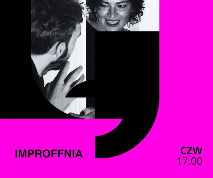 Grafika promocyjna wydarzenia Improffnia — warsztaty aktorskie dla dorosłych w Teatrze Sztukoffnia