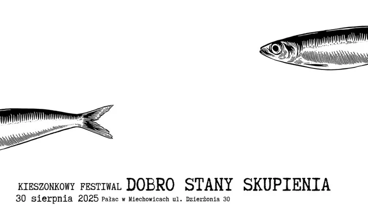 Obrazek przedstawia grafikę promocyjną wydarzenia Letni mini festiwal dobrych praktyk i odpoczynku w parku pałacowym