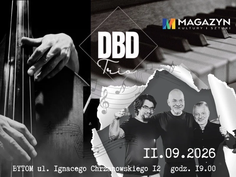Grafika promocyjna wydarzenia Koncert jazzowy DBD Trio w Bytomiu