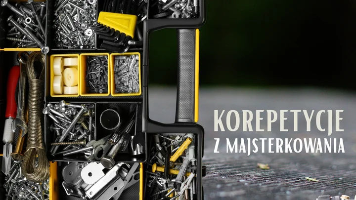 Grafika promocyjna wydarzenia Korepetycje z majsterkowania — Ferie w warsztacie dla 12+