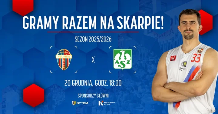 Grafika promocyjna wydarzenia OSTATNI MECZ W 2025 ROKU: BS Polonia Bytom – AZS Jarosław