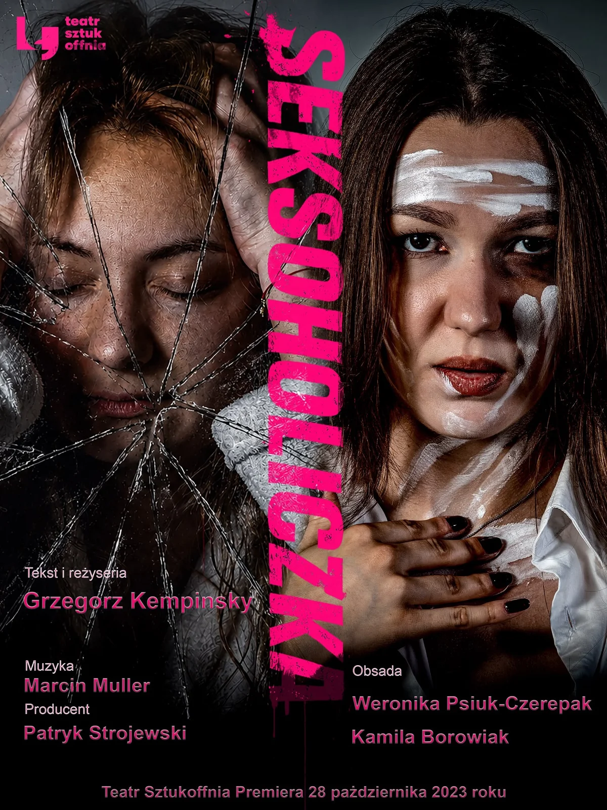 Grafika promocyjna wydarzenia Seksoholiczka – dramat psychologiczny