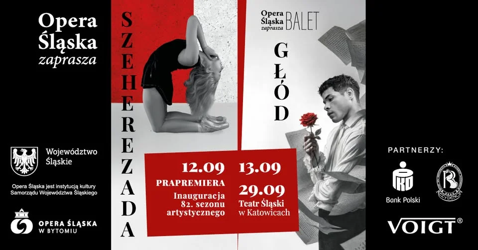 Grafika promocyjna wydarzenia SZEHEREZADA / GŁÓD baletowy wieczór