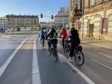 Grafika promocyjna wydarzenia 187. Bytomska Rowerowa Masa Krytyczna w Bytomiu