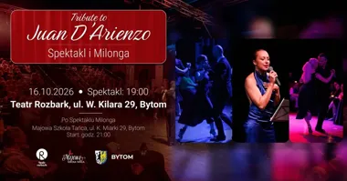 Grafika promocyjna wydarzenia Druga edycja „Tribute to Juan d’Arienzo”