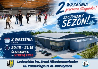 Grafika promocyjna wydarzenia Pierwsza ślizgawka sezonu ze STREFĄ FREE