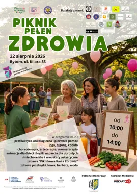 Grafika promocyjna wydarzenia Piknik pełen zdrowia
