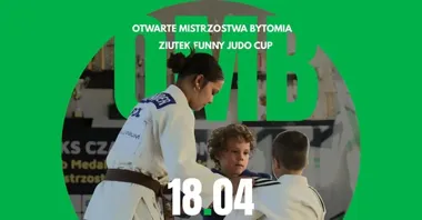 Grafika promocyjna wydarzenia Otwarte Mistrzostwa Bytomia – Ziutek Funny Judo Cup 2026 (Runda 1)