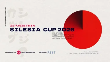 Grafika promocyjna wydarzenia Silesia Cup 2026 — 17. Otwarte Międzynarodowe Zawody w Karate Tradycyjnym
