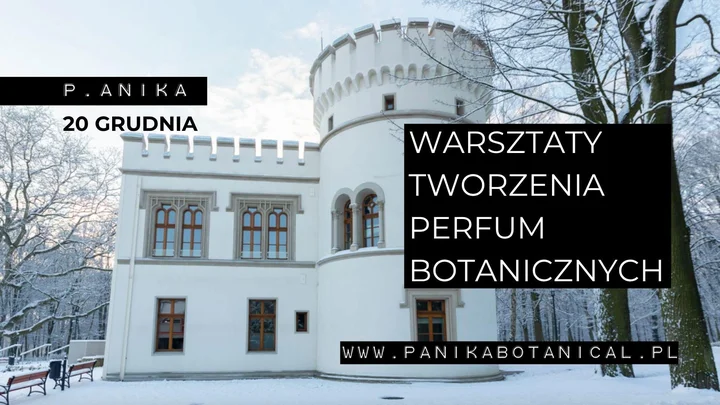 Grafika promocyjna wydarzenia WARSZTATY TWORZENIA PERFUM BOTANICZNYCH (P.ANIKA BOTANICAL) — Bytom