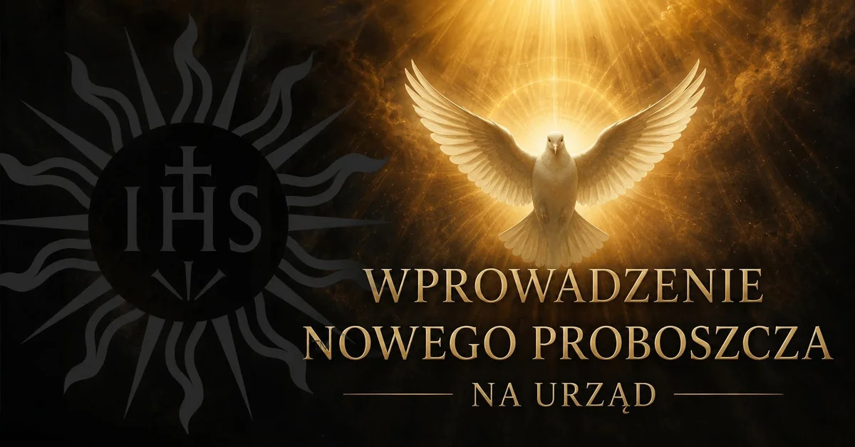 Grafika promocyjna wydarzenia Wprowadzenie nowego proboszcza w Bytomiu