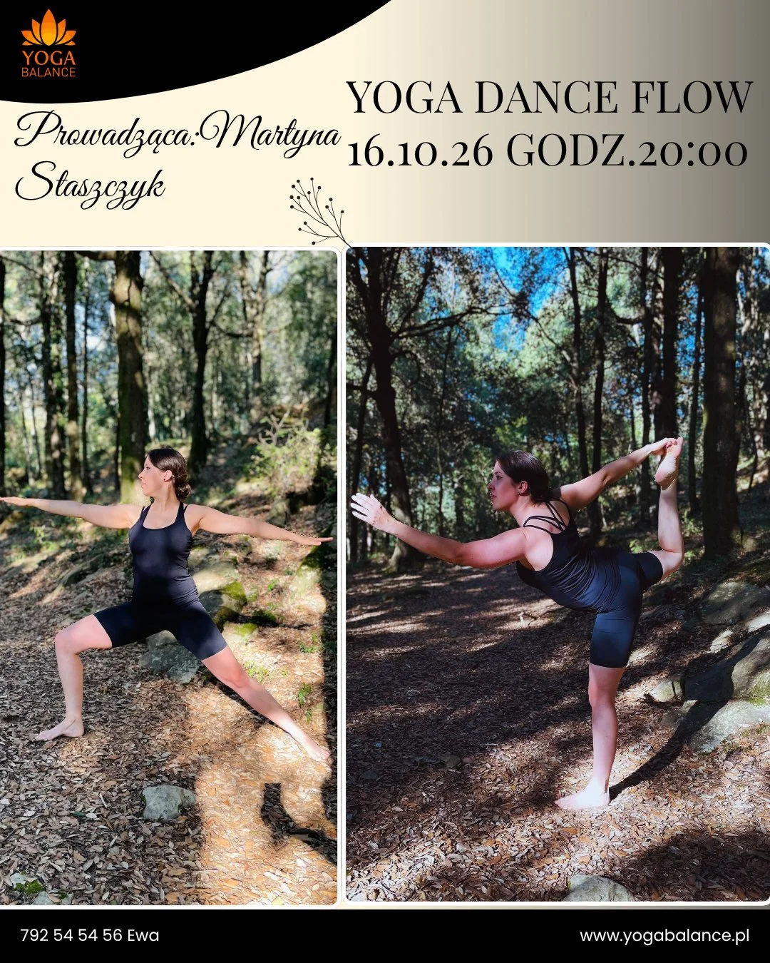 Grafika promocyjna wydarzenia YOGA DANCE FLOW w Bytomiu