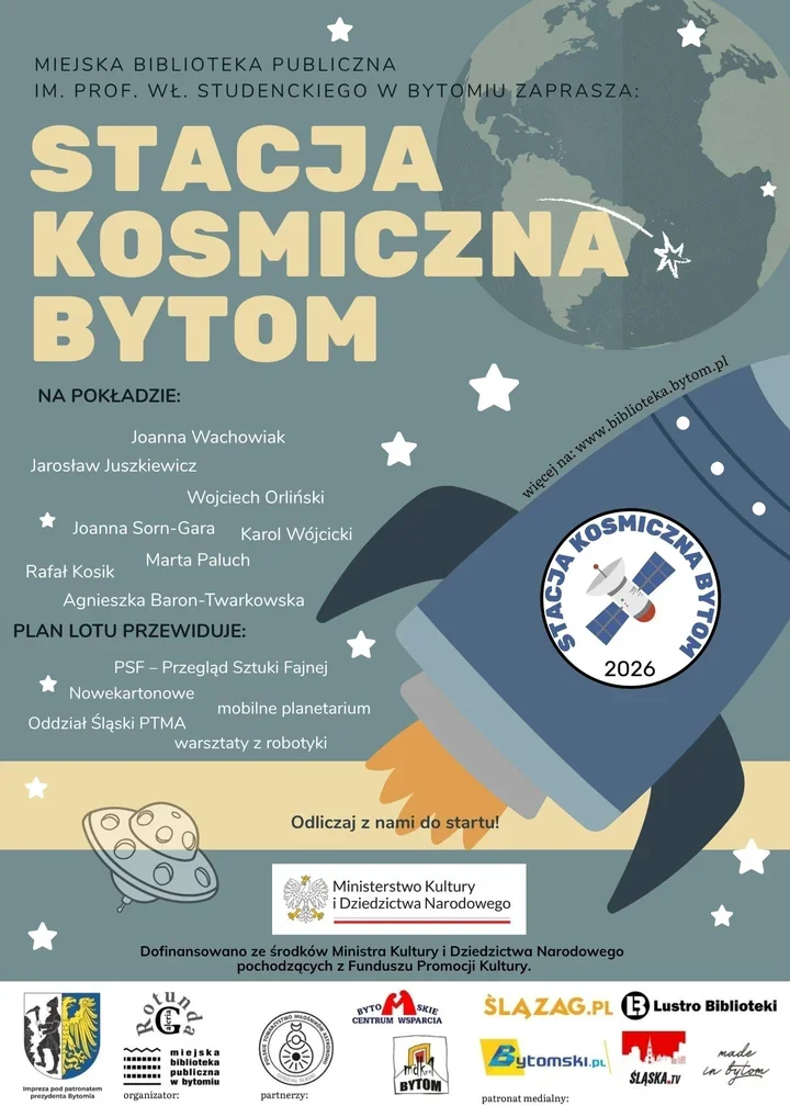 Bytom uruchamia literacką rakietę. „Stacja Kosmiczna Bytom” startuje