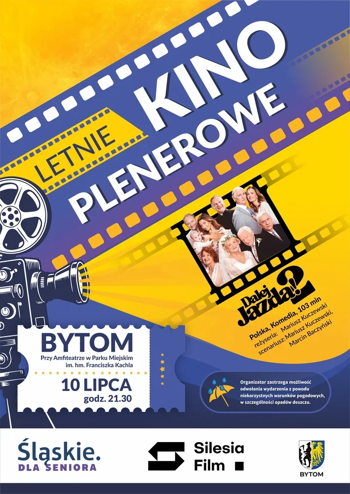 Bytom szykuje kino pod chmurką - „Dalej Jazda 2” w Parku Miejskim