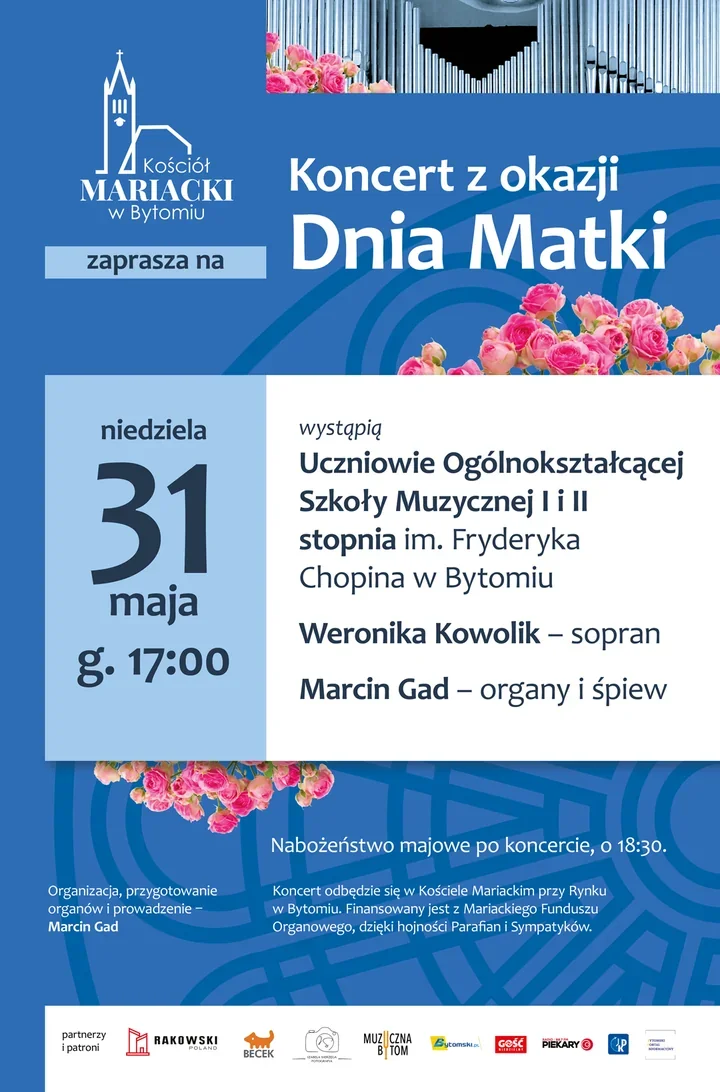 Muzyka dla mam zabrzmi w Mariackim i przyciągnie Bytomian na wyjątkową niedzielę
