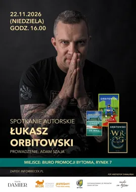 Łukasz Orbitowski w Bytomiu. Wieczór o książkach, lęku i ludzkiej naturze