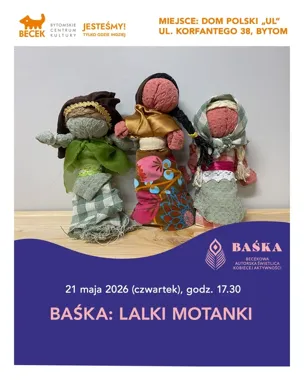Lalki motanki w Bytomiu - czwartkowe popołudnie, które wycisza i wciąga