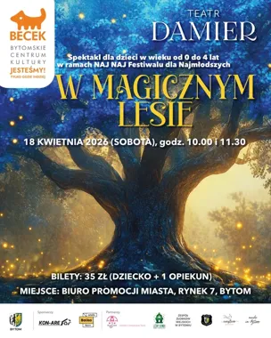 Bytomskie maluchy wejdą do magicznego lasu - teatr, który koi i zaciekawia