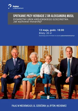 Pałacowa herbata w Miechowicach później - spotkanie przeniesiono na 27 maja