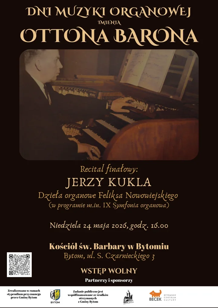 Finał Dni Muzyki Organowej przyniesie Nowowiejskiego i nagrania Barona