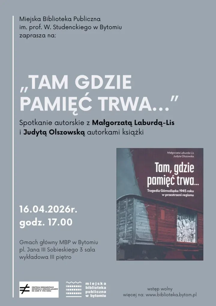 Przewodnik po miejscach pamięci Tragedii Górnośląskiej trafi do bytomskiej biblioteki