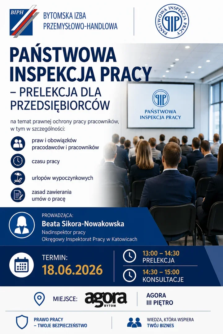 Prawa pracy na szkoleniu dla firm. W Bytomiu zapowiada się ważne spotkanie