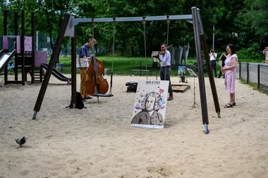 Bach na placu zabaw w Bytomiu. Muzyka zabrzmiała poza salą koncertową