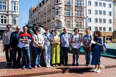 Mozaiki odsłoniły inne oblicze Bytomia. Spacer zamienił ulice w galerię