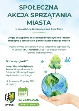 Bytom szykuje wielkie porządki. Najpierw trzeba się zgłosić