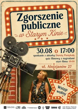 Darmowy seans w Starym Kinie. Dorota Pomykała gościem w Rozbarku