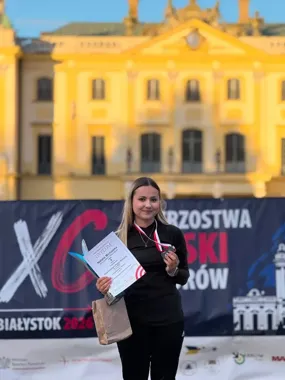 Dwa medale dla Czarnej Strzały Bytom. Natalia Michalska wicemistrzynią Polski