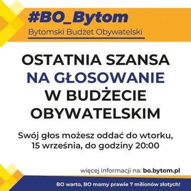 Ostatnie godziny głosowania. Bytomianie wybierają projekty