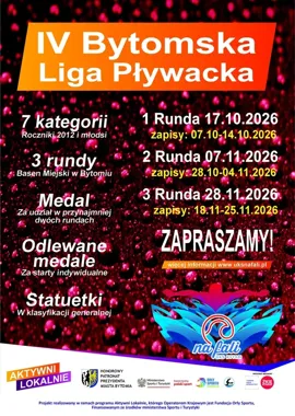 Trzy rundy i siedem kategorii. Bytomska Liga Pływacka wraca na basen