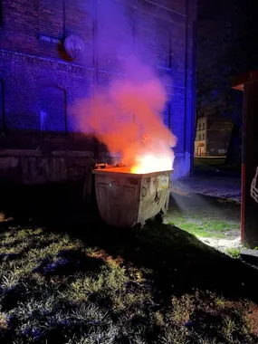 Spalone kosze kosztują fortunę. Bytom liczy straty po wandalach