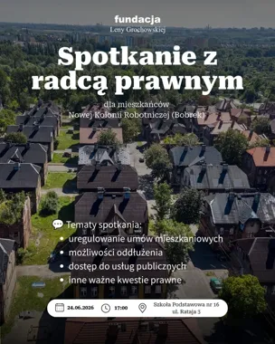 Radca prawny spotka się z mieszkańcami Bobrka. Będzie rozmowa o długach i umowach