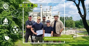 Harcerskie specjalności, sport i pałacowe zwiedzanie w Miechowicach