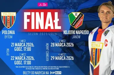 Polonia Bytom rozpoczyna finał – Kojotki Naprzód Janów w rywalizacji do trzech zwycięstw