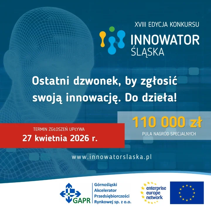 Innowator Śląska czeka na zgłoszenia, do zdobycia jest 110 tysięcy złotych