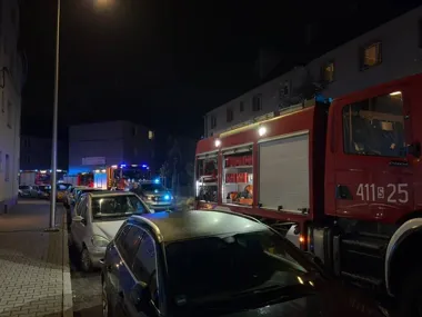 Pożar w centrum Bytomia. 43-latek z zarzutem sprowadzenia zagrożenia