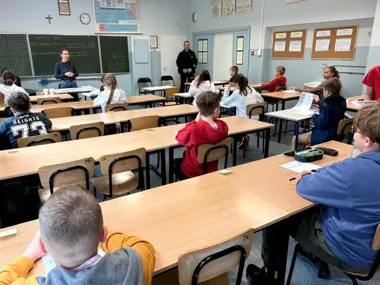 Rowerowy test w Bytomiu - uczniowie walczyli o awans pod okiem policji