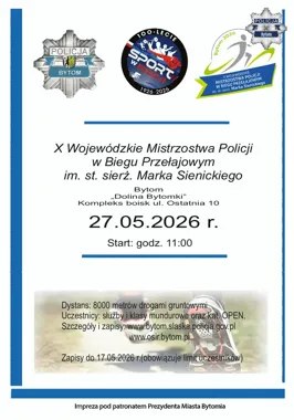 W Bytomiu ruszy bieg, który przypomina o policjancie zastrzelonym na służbie