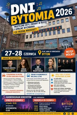 Dni Bytomia 2026 - centrum miasta zamkną, a upał zwiększy ryzyko